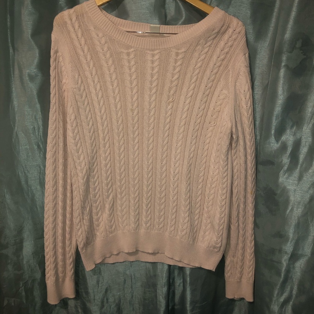 H&M Pink knit sweater